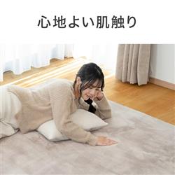 コイズミ カーペット 3畳用 電磁波カット 2面切替 節電モード 温室感知