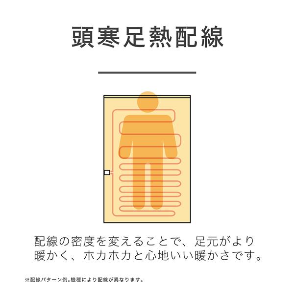 コイズミ 電気掛敷毛布[快眠タイマー/室温センサー/洗える毛布/ダニ