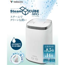 （箱アウトレット）上部給水スチーム式加湿器【500W/～14畳/容量2.4L/加湿量500ml/h/ホワイト】 EKS-J241-W