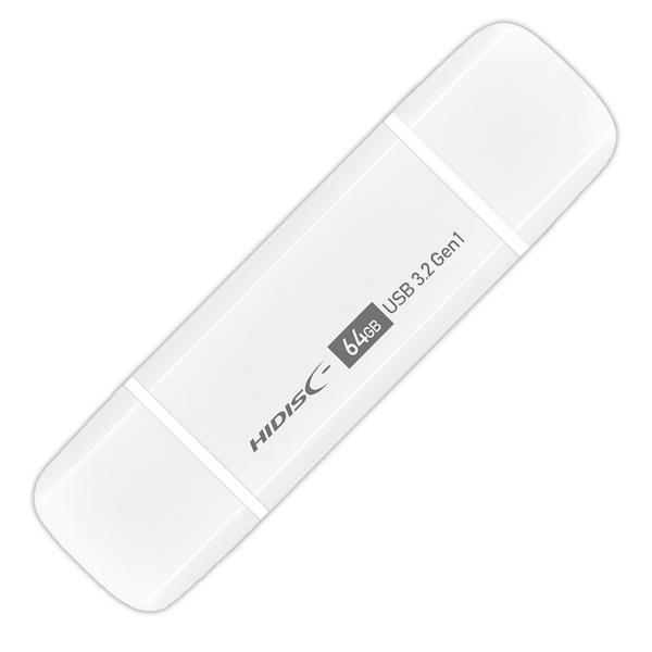 HIDISC Type-C/USB-A対応 USBメモリ 3.2 Gen1 64GB HDUF148C64G3C