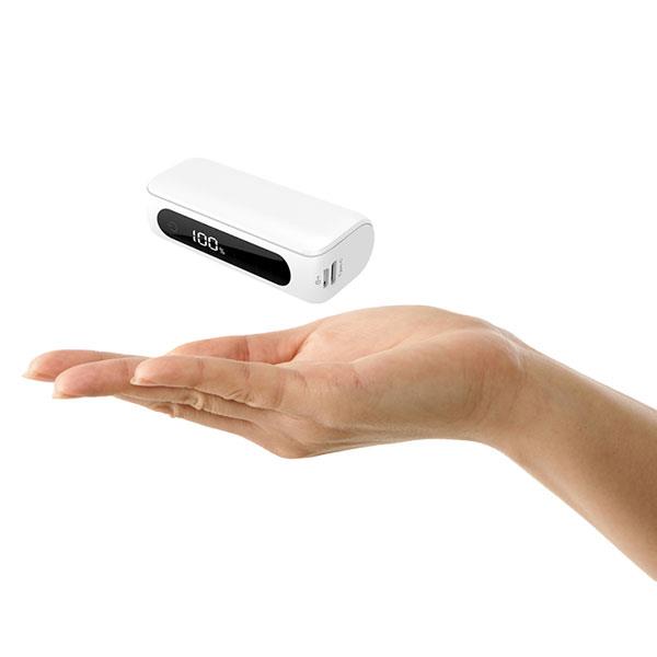 HIDISC HD2-MBTCH5000WH モバイルバッテリー【5,000mAh/2台同時 HIDISC HD2-MBTCH5000WH モバイルバッテリー【5,000mAh/2台同時