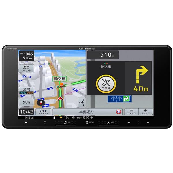 カロッツェリア 7V型ワイドHD/TV/DVD/CD/Bluetooth/SD/チューナー・AV