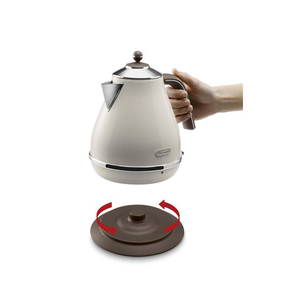 Delonghi Electric kettle ICONA Vintage Collection 1.0L Dolce Beige 1.0L  KBOV1200