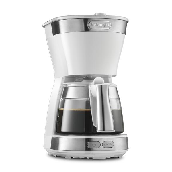 DeLonghi ドリップ式コーヒーメーカー　HYUYU DeLonghi ICM12011J-W コーヒーメーカー アクティブ【ドリップ式