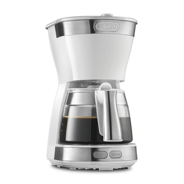 DeLonghi ICM12011J-W コーヒーメーカー アクティブ【ドリップ式/0.65L 