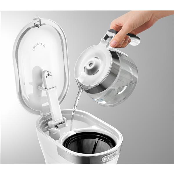 DeLonghi ICM12011J-W コーヒーメーカー アクティブ【ドリップ式/0.65L