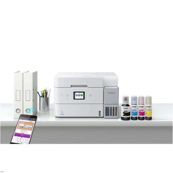 EPSON プリンター・複合機 ホワイト EPSON EW-M678FT エコタンク搭載モデル A4カラー複合機 ホワイト