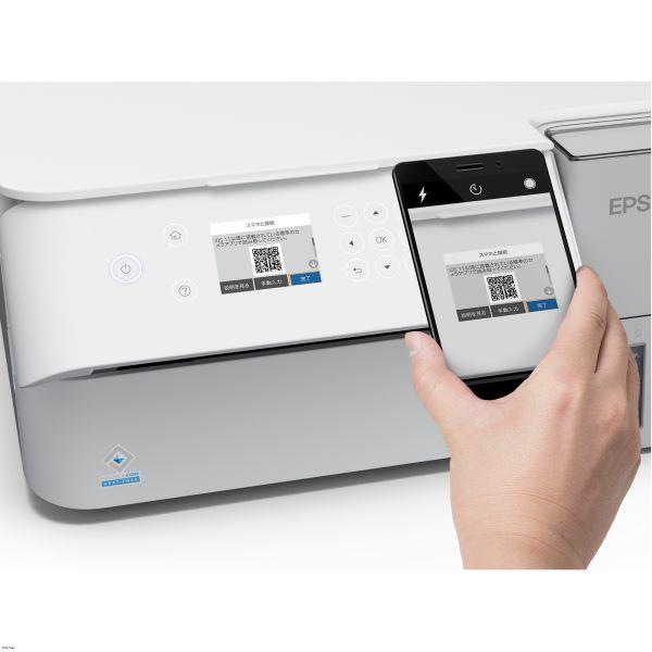 EPSON エコタンク搭載モデル A4カラー複合機 ホワイト EW-M638T