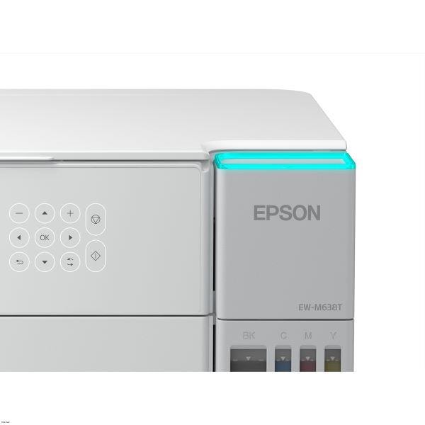 EPSON エコタンク搭載モデル A4カラー複合機 ホワイト EW-M638T 