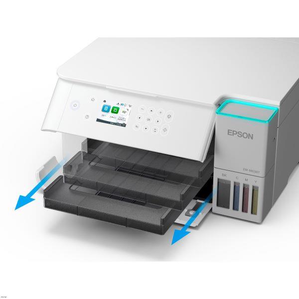 EPSON - EPSON エコタンク搭載 A4 カラーインクジェット複合機 ホワイト EW-M エプソン、エコタンク搭載の「A4インクジェット複合機」新3
