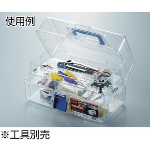 TRUSCO TCRBOXN 透明工具箱 中皿付き | ノジマオンライン
