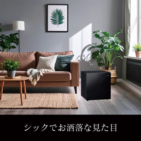 三ツ星貿易 LePremiere小型冷蔵庫[45L/1ドア右開き/ブラック