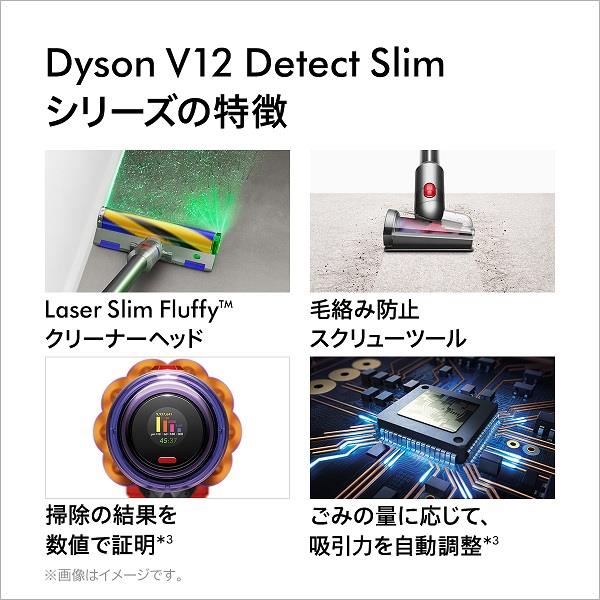 Dyson SV20FFN Dyson V12 Detect Slim Fluffy【本体質量2.2～2.4kg