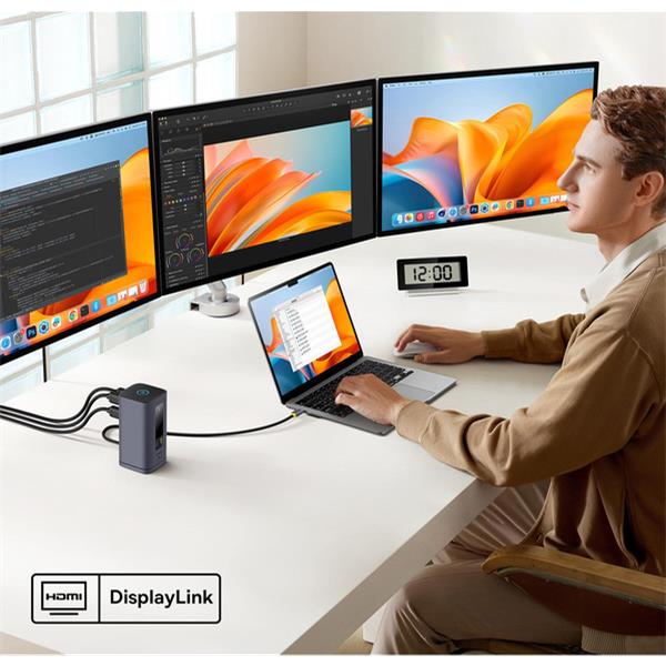 ベースアス Spacemate 11-in-1 ドッキングステーション (MAC) トリプル