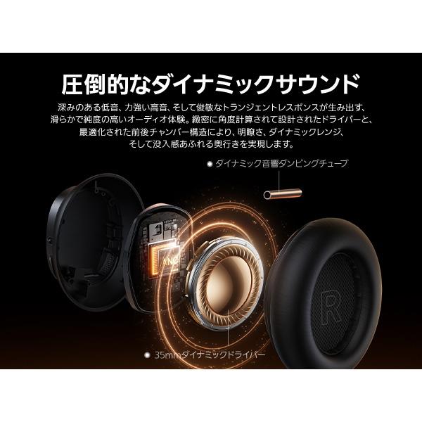 ベースアス ワイヤレスヘッドフォン Inspire XH1 コズミックブラック