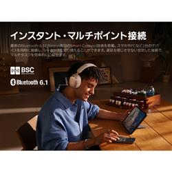 ベースアス ワイヤレスヘッドフォン Inspire XH1 スターライトオフ