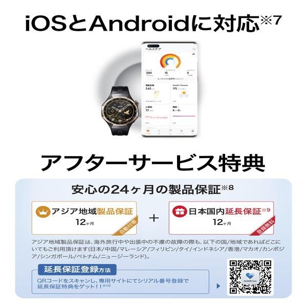 HUAWEI スマートウォッチ WATCH GT6 46mm/Black ATM-B19-BK | ノジマ
