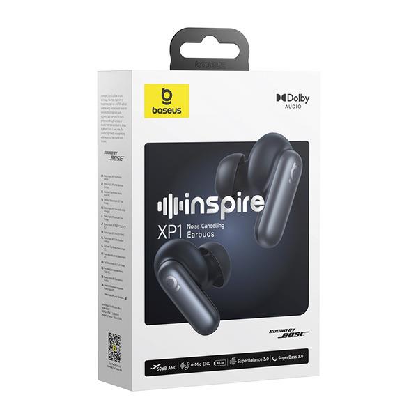 ベースアス ワイヤレスヘッドフォン Inspire XP1 コズミックブラック