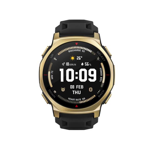 アマズフィット amazfit T-Rex 3 Pro ブラックゴールド 新品 amazfit(ｱﾏｽﾞﾌｨｯﾄ) T-Rex 3 Pro 44mm ﾌﾞﾗｯｸｺﾞｰﾙﾄﾞ SP170079-C238