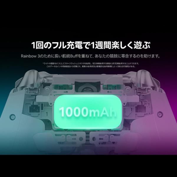 MOJHON MOJHON RAINBOW3 無線/有線ゲームコントローラー【任天堂Switch