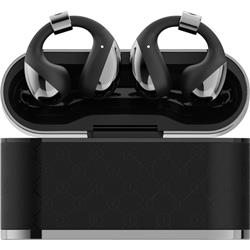 BUTTONS ワイヤレスイヤホン CLIP [シルバーブラック/オープンイヤー型