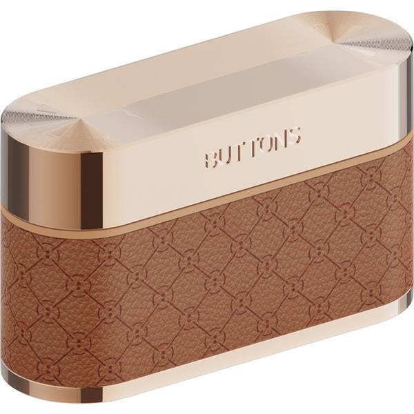 BUTTONS ワイヤレスイヤホン CLIP [ゴールドブラウン/オープンイヤー型