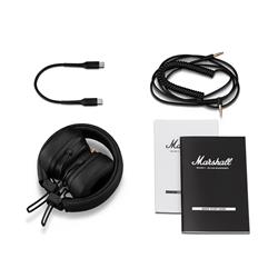 Marshall ワイヤレスヘッドホン MajorV-Black | ノジマオンライン