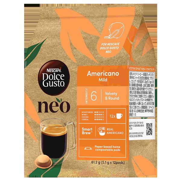 ネスレ ドルチェグストネオ専用ポッド12Pライトブレンド 12杯分 アメリ