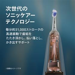PHILIPS ソニッケアー 電動歯ブラシ 5500シリーズ [ホワイト] HX7110