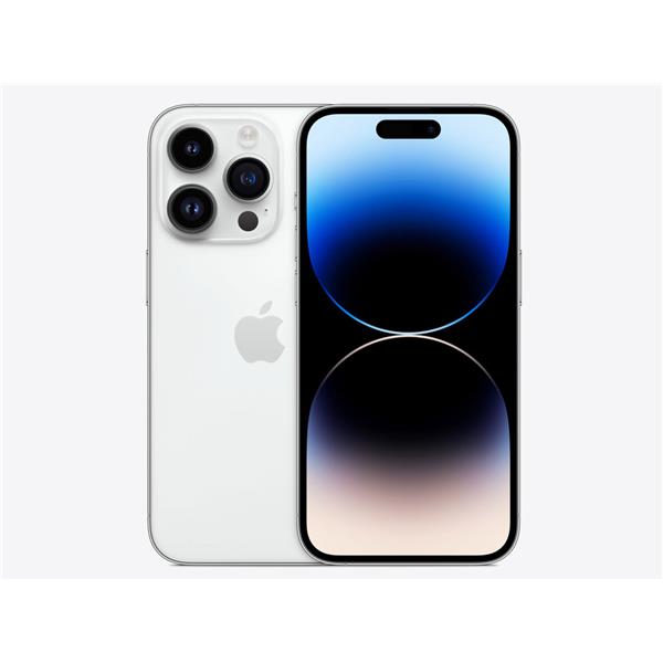 【Bランク中古品】 SIMロック解除済 AU iPhone 14 Pro 128GB シルバー AU-MQ013J-A-291991