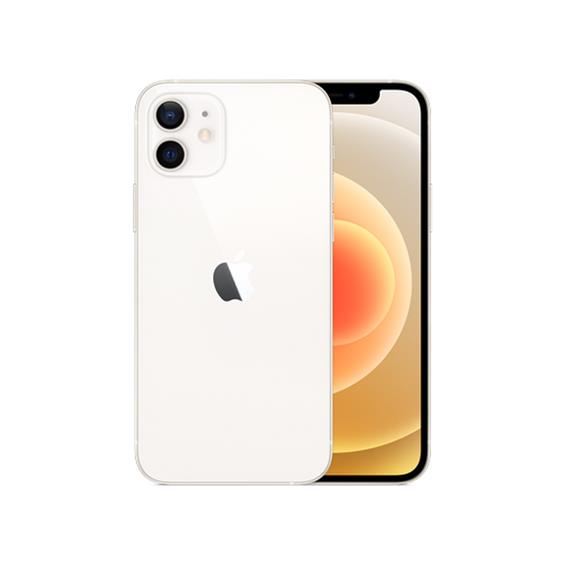 【Cランク中古品】　 AU iPhone 12 64 GB White AU-MGHP3J-A-704408