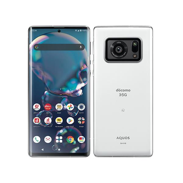 Sharp シャープ 【Cランク中古品】 docomo AQUOS R6 128GB ホワイト D-SH-51B-186425