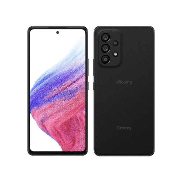 【Cランク中古品】　 SIMロック解除済 DOCOMO Galaxy A53 5G 128GB オーサムブラック D-SC-53C-206628