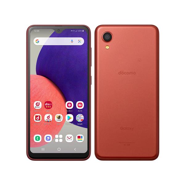 SAMSUNG D-SC-56B-213381 【Cランク中古品】 SIMロック解除済 DOCOMO Galaxy A22 5G 64GB レッド |  ノジマオンライン