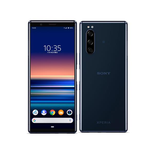 SONY 901SO-217495 【Cランク中古品】 Softbank Xperia 5 64GB ブルー | ノジマオンライン