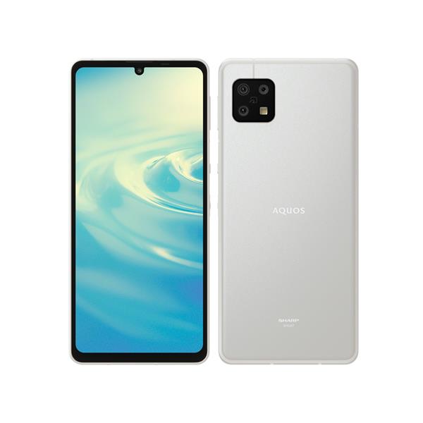 SHARP SHG07-218454 【Cランク中古品】 SIMロック解除済 AU AQUOS sense6S 64GB シルバー | ノジマオンライン