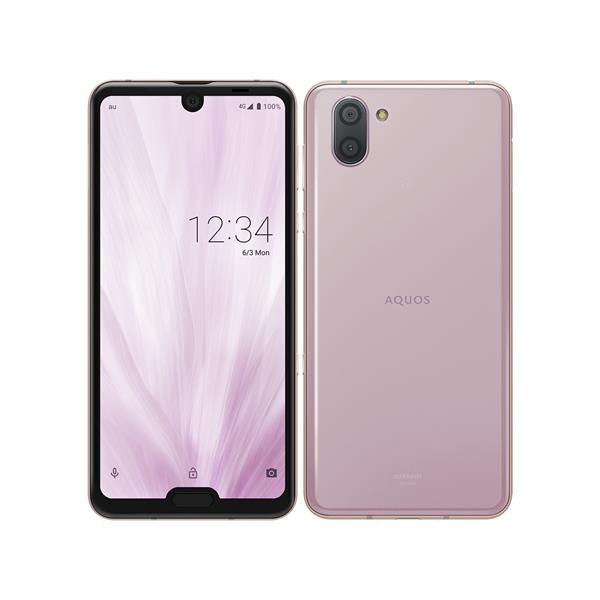 【Cランク中古品】　 AU AQUOS R3 128GB ピンクアメジスト SHV44-218492