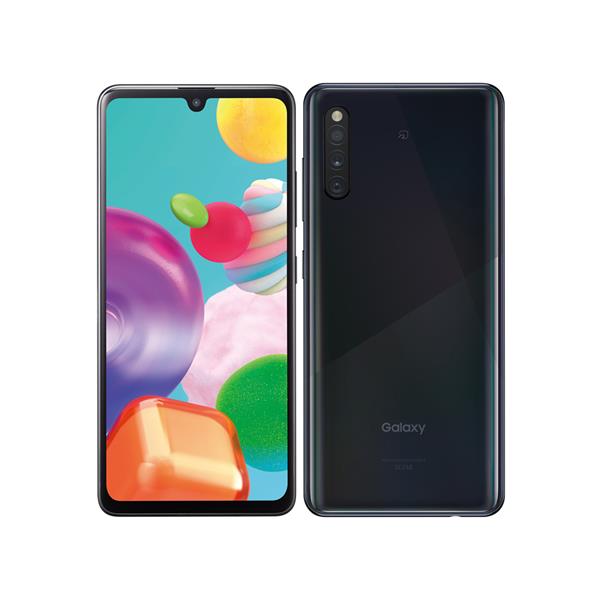 SAMSUNG SCV48-332068 【Bランク中古品】 AU Galaxy A41 64GB ブラック | ノジマオンライン