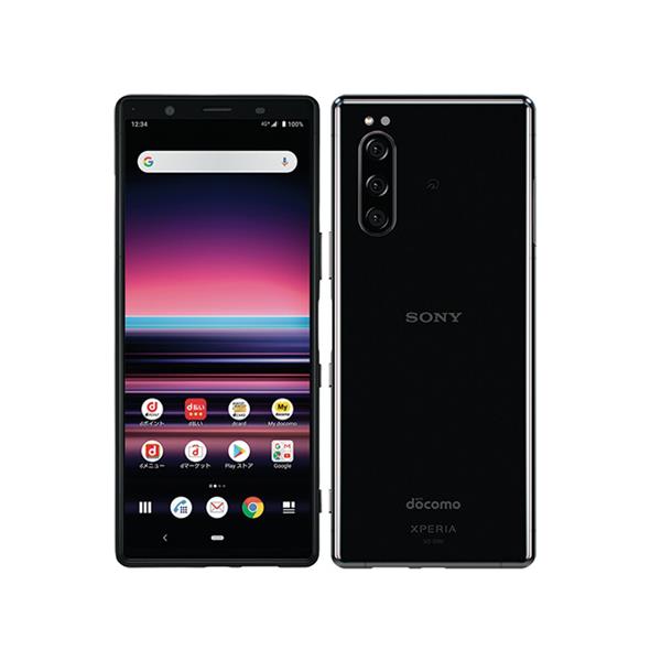 SONY D-SO-01M-390433 【Bランク中古品】 SIMロック解除済 DOCOMO Xperia5 64GB ブラック | ノジマオンライン