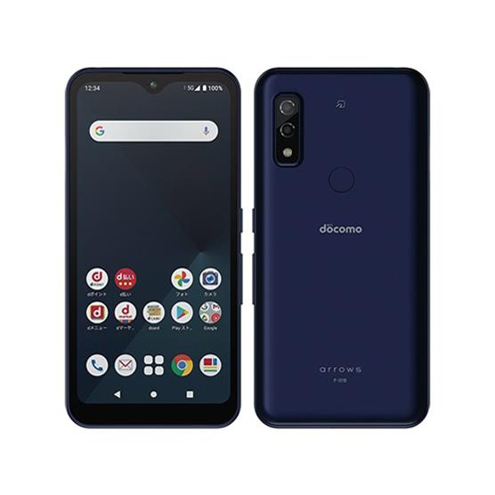 【ジャンク品】 SIMロック解除済 DOCOMO arrows We 64GB ネイビー D-F-51B-390976