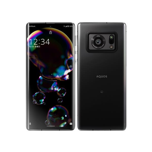 【ジャンク品】 Softbank AQUOS R6 128GB ブラック A101SH-391072