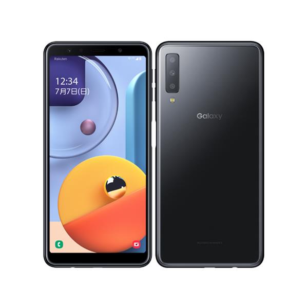 値下 美品 GALAXY A7 64GB ブラック SM-A750C SIMフリ SAMSUNG SM-A750C-896156 【Bランク中古品】 楽天 Galaxy A7
