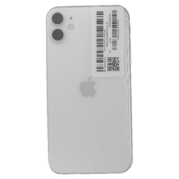 iPhone11 64GB ホワイト ドコモSIMロック有 バッテリ容量79% iPhone11 64GB ホワイト 判定 SIMフリー バッテリー100%表示