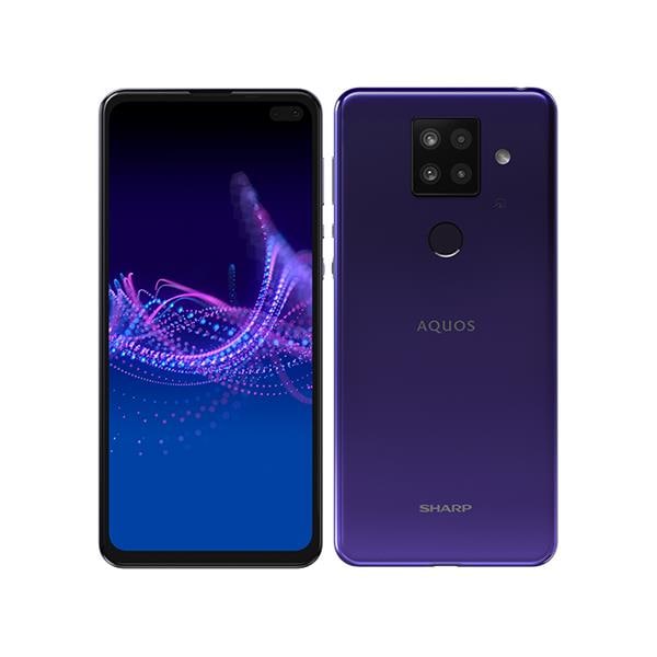 SIMフリー 本体 AQUOS sense 32 GB 083G4 パープル SHARP 【Bランク中古品】 SIMロック解除済 SIMフリー AQUOS sense4