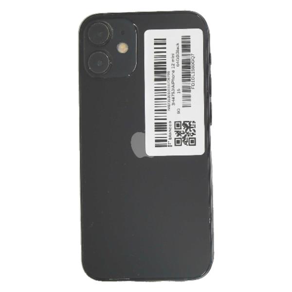 APPLE 【Cランク中古品】 AU iPhone 12 mini 64 GB Black AU-3H475J