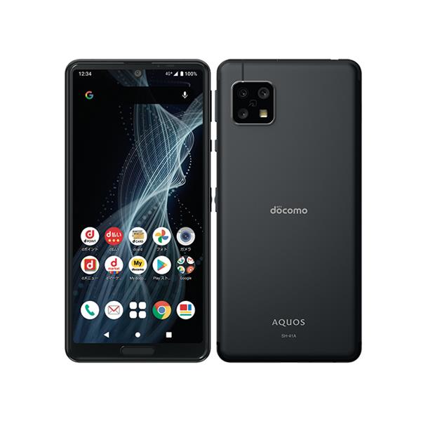 SHARP 【Bランク中古品】 docomo AQUOS sense4 64GB ブラック D-SH-41A