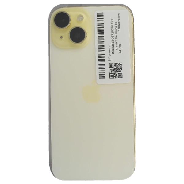 APPLE 【Bランク中古品】 SIMロック解除済 AU iPhone 15 128 GB Yellow