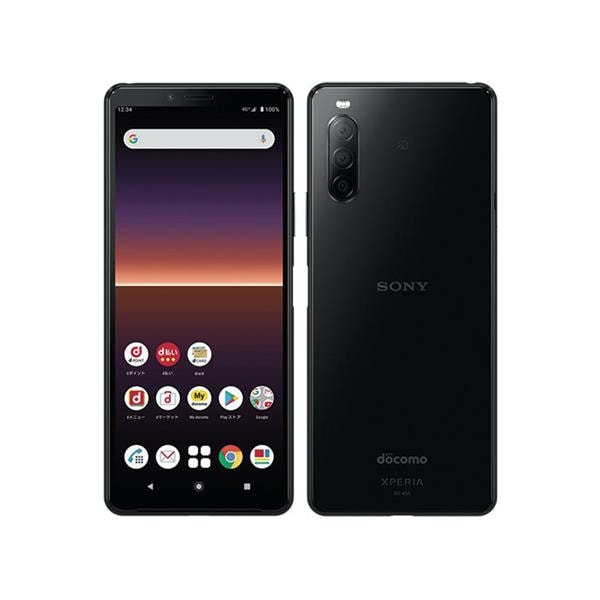 SONY 【Bランク中古品】 DOCOMO Xperia 10 II 64 GB ブラック D-SO-41A