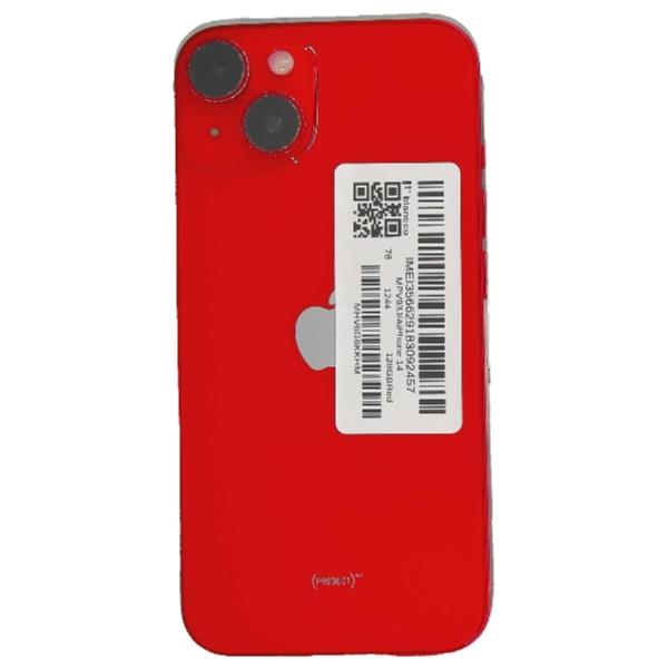APPLE 【Bランク中古品】 SIMロック解除済 AU iPhone 14 128 GB Red AU 