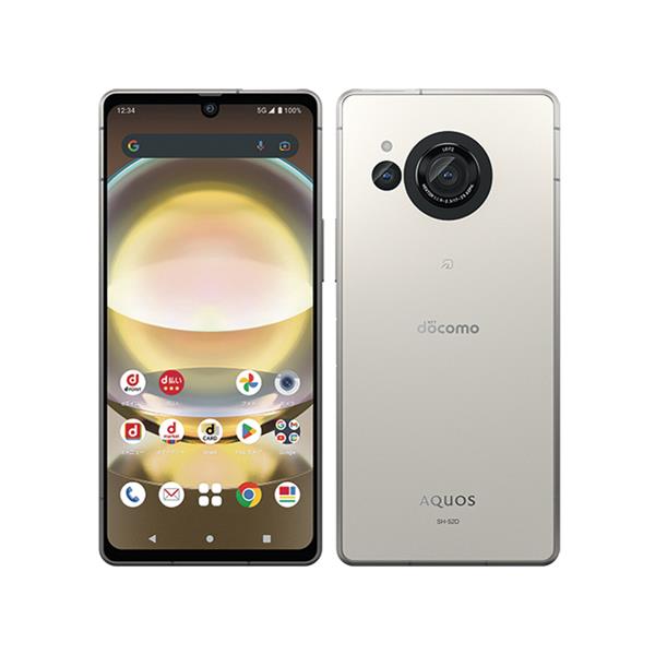 A AQUOS R8 256 GB SH-52D SIMフリー　ホワイト　本体 SHARP 【Cランク中古品】 SIMロック解除済 DOCOMO AQUOS R8 256 GB